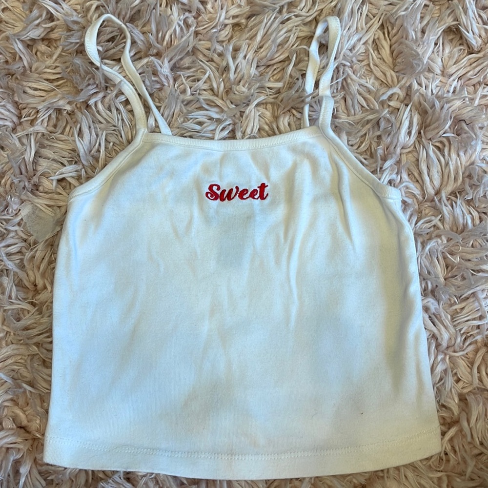 White crop top